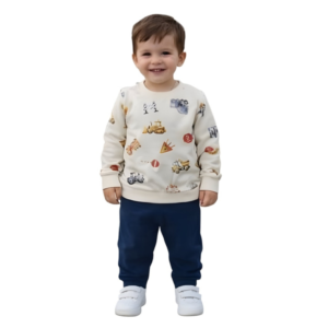 Ensemble 2 pieces garcon en coton doux