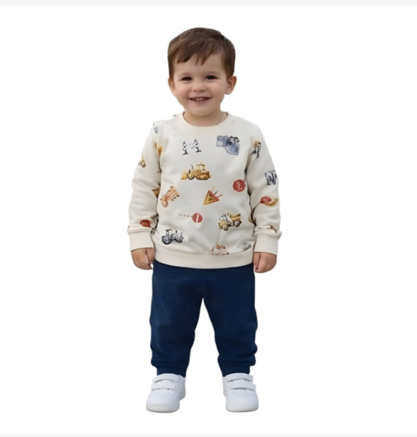 Ensemble 2 pieces garcon en coton doux