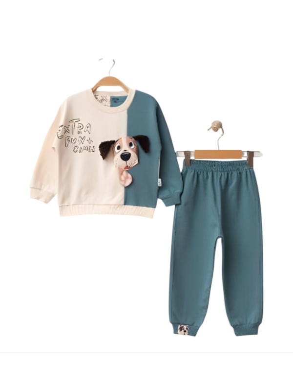 Ensemble 2 Pièces garçon motif "chien "