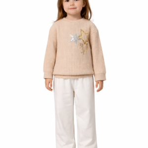 Ensemble 2 pièces Fille avec un design brodé