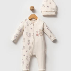 Grenouillére avec bonnet unisexe By Bubbles