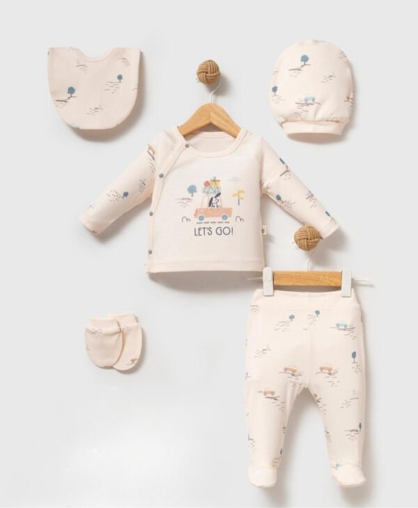 Pack naissance 5 pcs coton Bio by bubbles