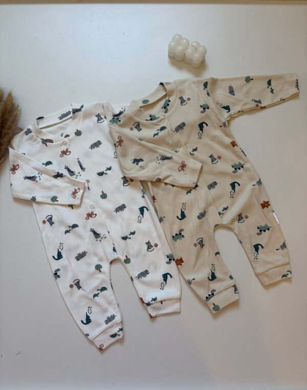 Pack Duo 2 grenouillères coton garçon